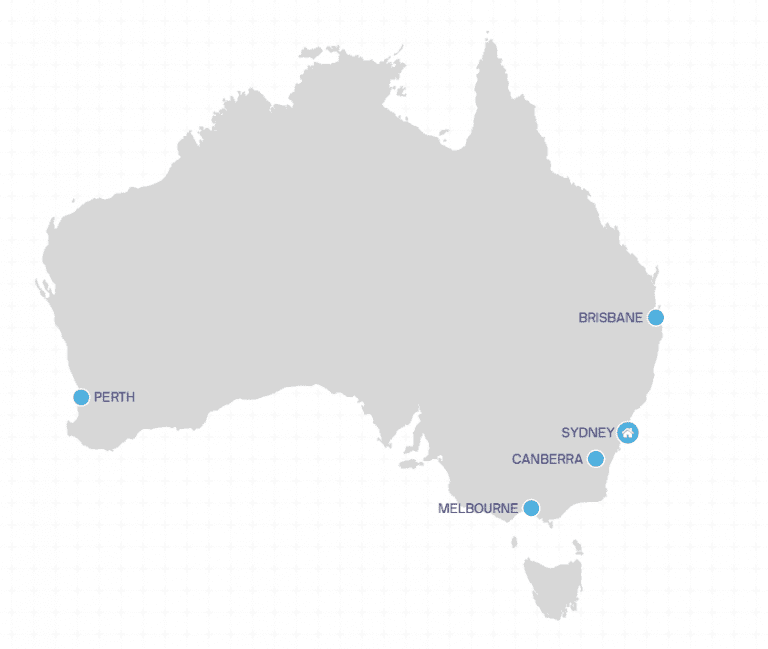 australia map