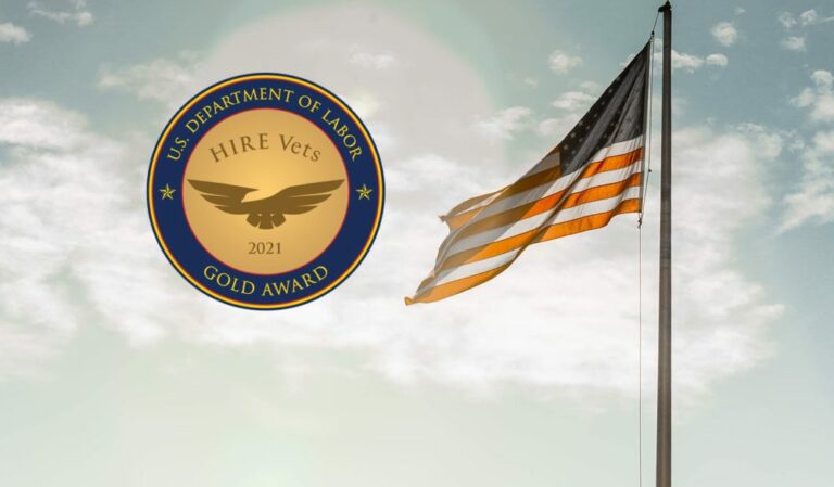 2021 Gold HIRE Vets Medallion Award