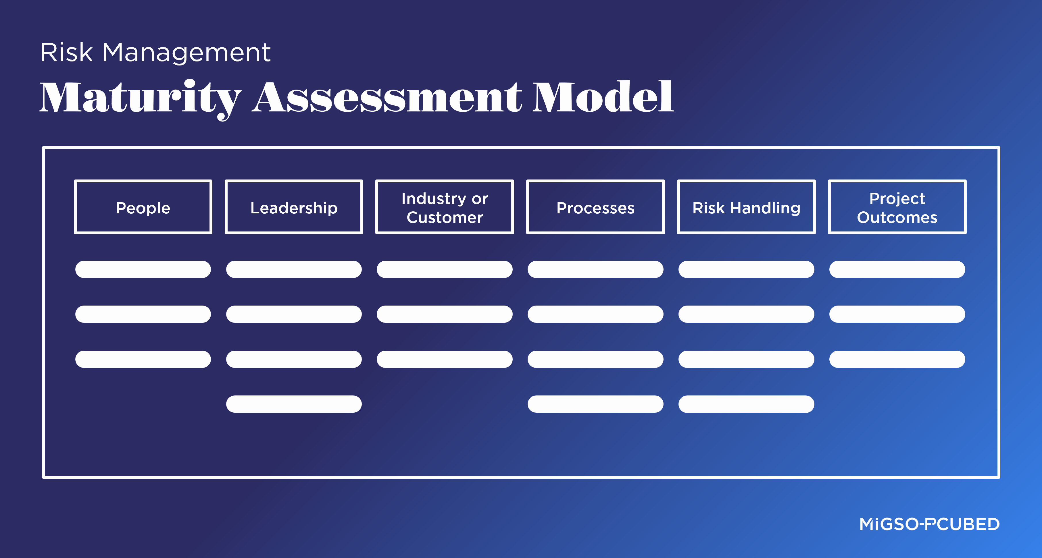 Maturity Assessment Model for Risk Management